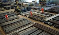 2022年前7个月中国总计出口钢材4007.3万吨，同比下降6.9%