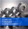 2019年1-6月中国轴承&铝材出口数量及出口金额统计